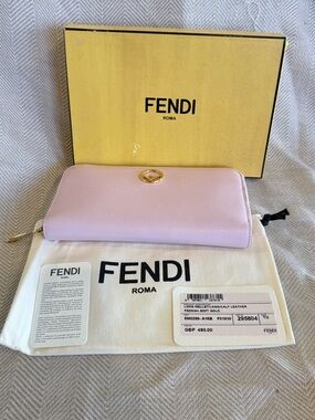 FENDI Peonia Long Wallet